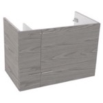 ACF L417WG 31 Inch Wall Mount Grey Walnut Bathroom Vanity Cabinet